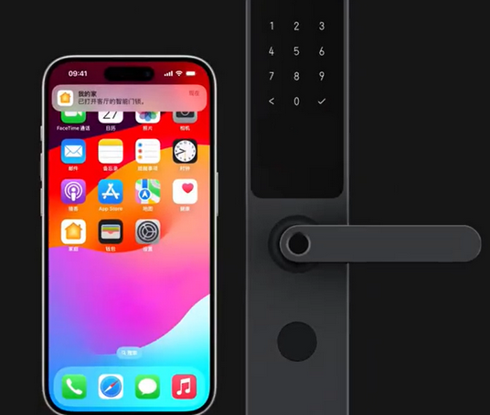 阳谷iPhone维修站分享在iPhone上使用家庭钥匙开启智能门锁 