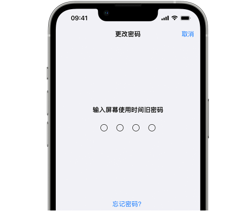 阳谷iPhone屏幕维修分享iPhone屏幕使用时间密码忘记了怎么办 