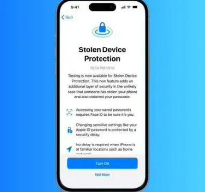阳谷苹果授权维修店分享被盗设备保护功能开启方法 