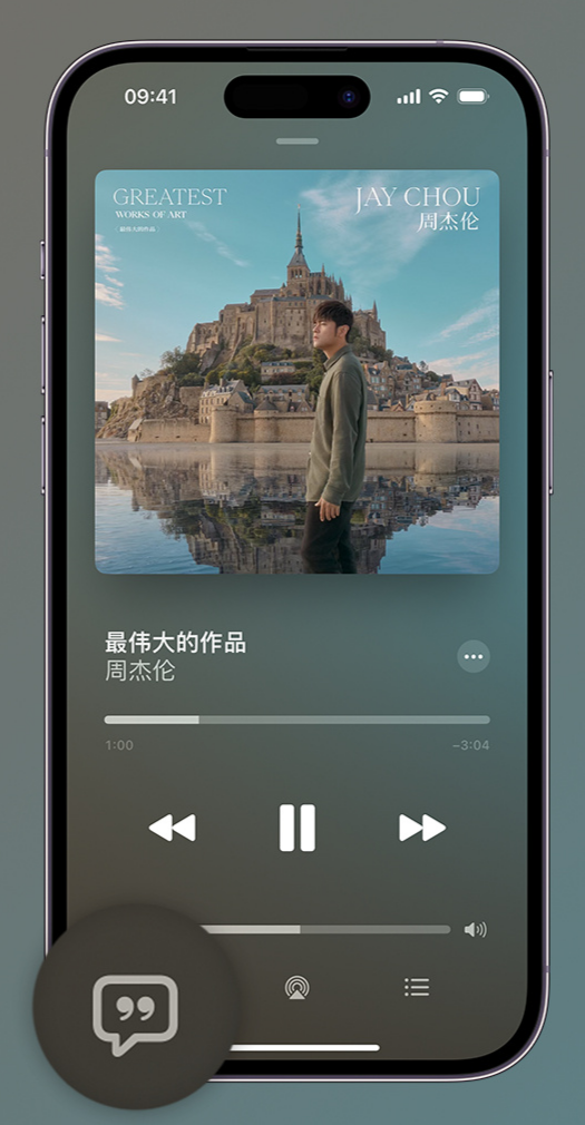 阳谷iphone维修分享如何在iPhone上使用Apple Music全新唱歌功能 