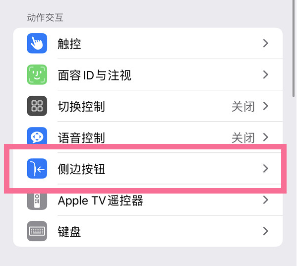 阳谷苹果14维修店分享iPhone14 Plus侧键双击下载功能关闭方法 